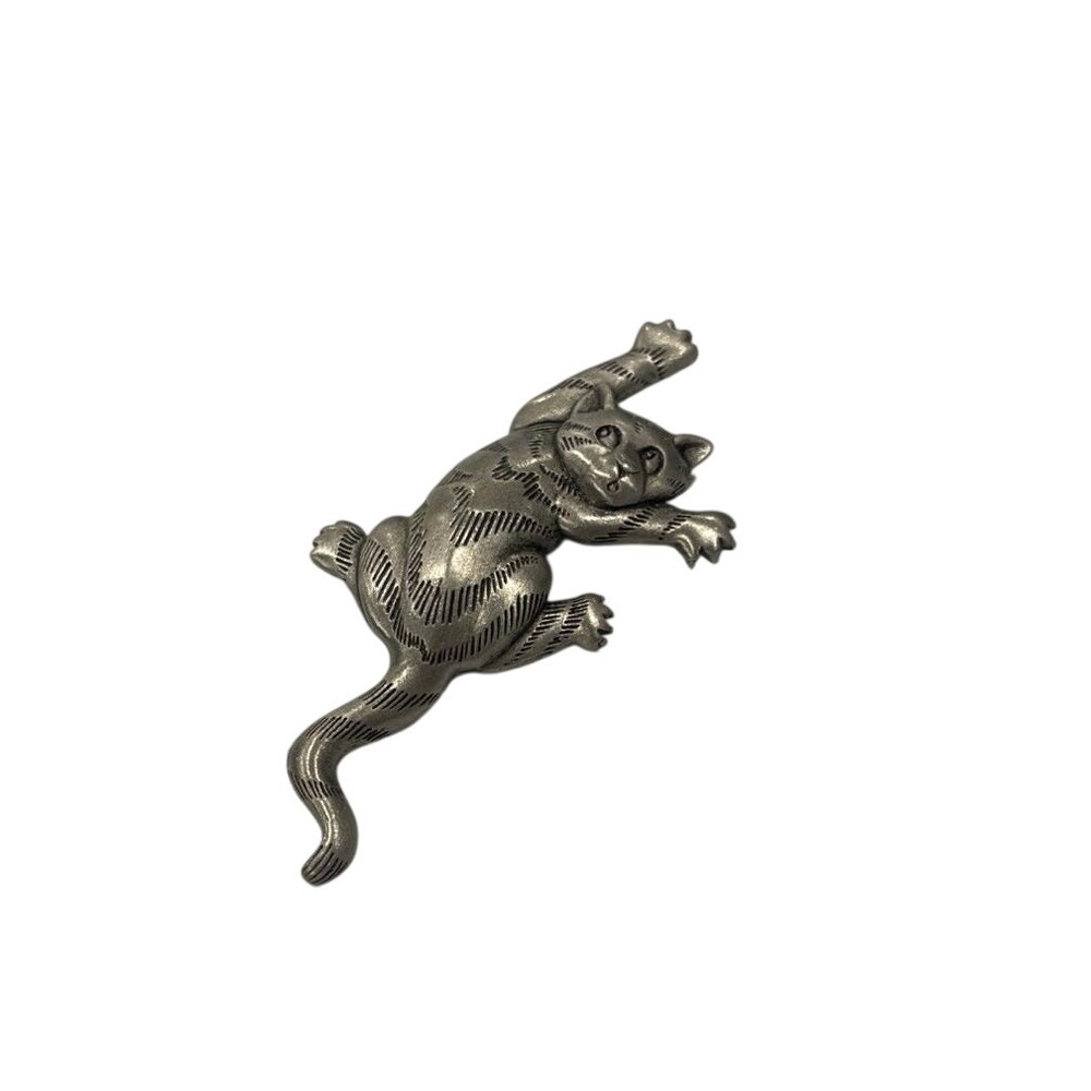 Vintage Jonette‎ Jewelry Climbing Cat Pin From 1988